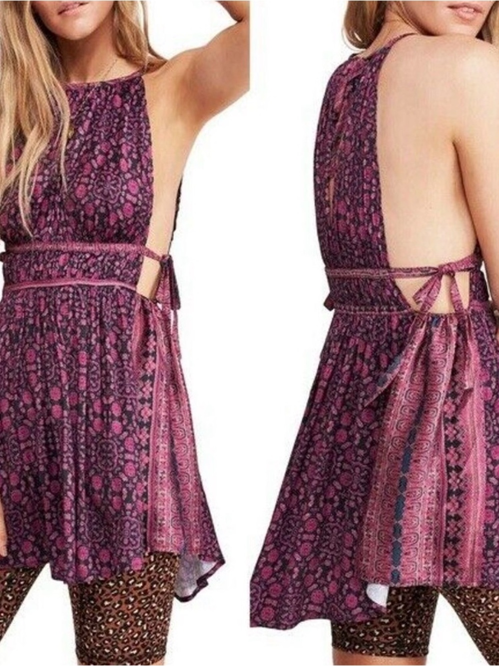 Free People Mid Summers Day Tunic Top/Dress Size XS